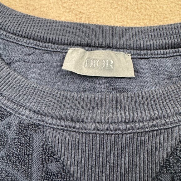 Authentic Men's DIOR Blue Woven Shirt - Picture 3 of 4